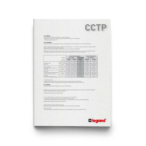 Outils Documentations et guides CCTP Living Now Appareillage encastré