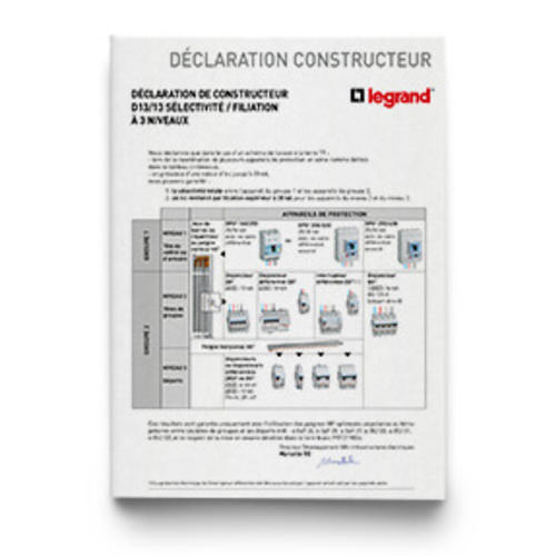 Outils Documentation professionnelle Déclaration constructeur D13/13