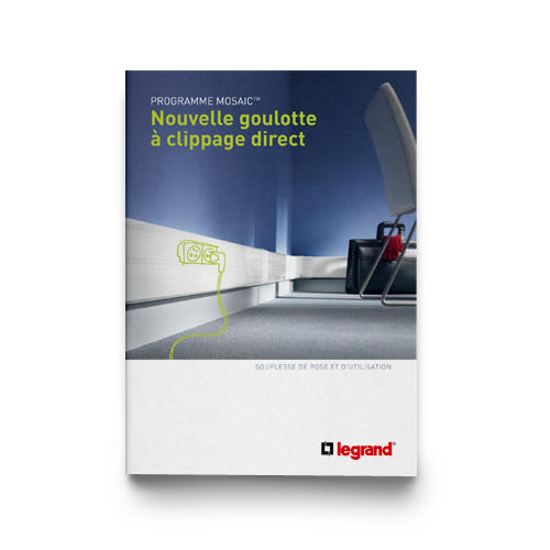 Outils Documentation professionnelle Goulotte à clippage direct