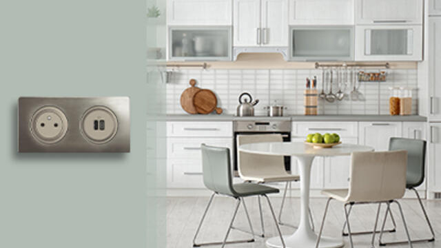 J’installe une double prise avec USB dans ma cuisine