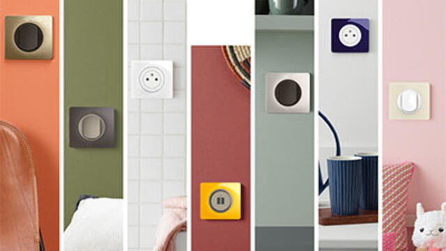 Céliane™ : osez la couleur pour vos prises et interrupteurs