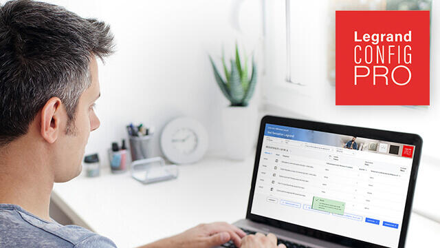 Transférez votre panier de Legrand Config Pro vers le distributeur de votre choix pour passer commande