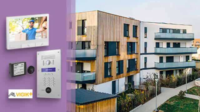 Portier du résidentiel au grand collectif et contrôle d’accès VIGIK+
