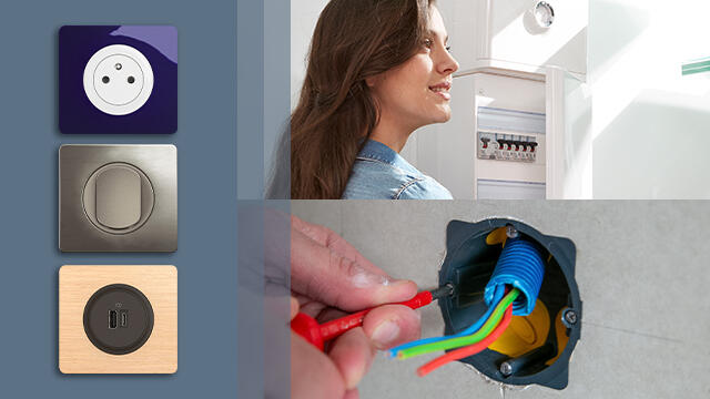 Rénover l'électricité de ma maison : prises, interrupteurs, mise à la norme du tableau électrique... quels produits choisir ?

