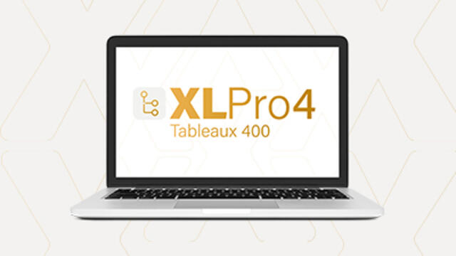 La maîtrise du logiciel XLPro4 Tableaux 400