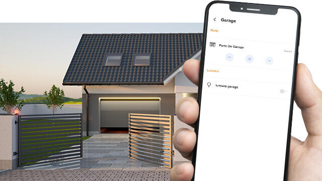Module connecté pour porte de garage ou portail
