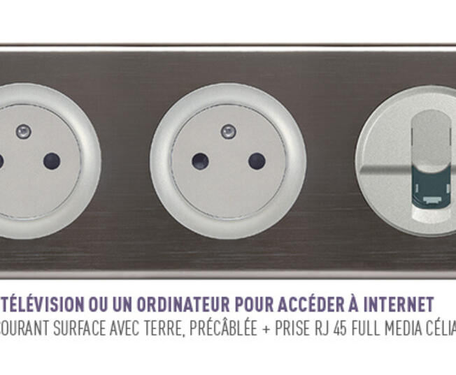 prises 3postes celiane black nickel 700x350
