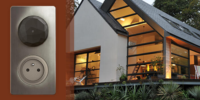 Prise control commande entrée maison Céliane with Netatmo 