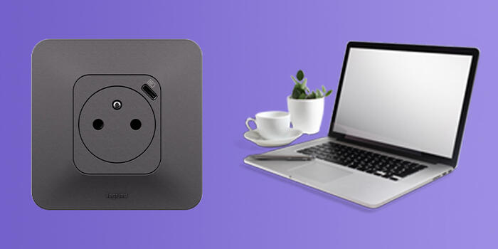 Aménager un espace bureau dans une petite pièce avec l’appareillage Neptune™ 