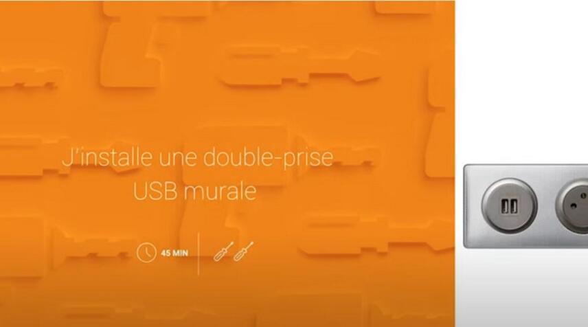 Prise double chargeur USB Legrand