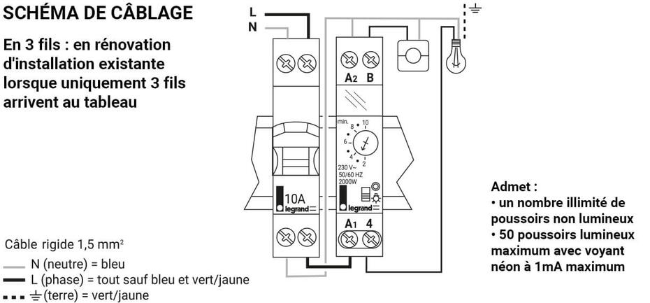 schema cablage minuterie 3fils 1222x569