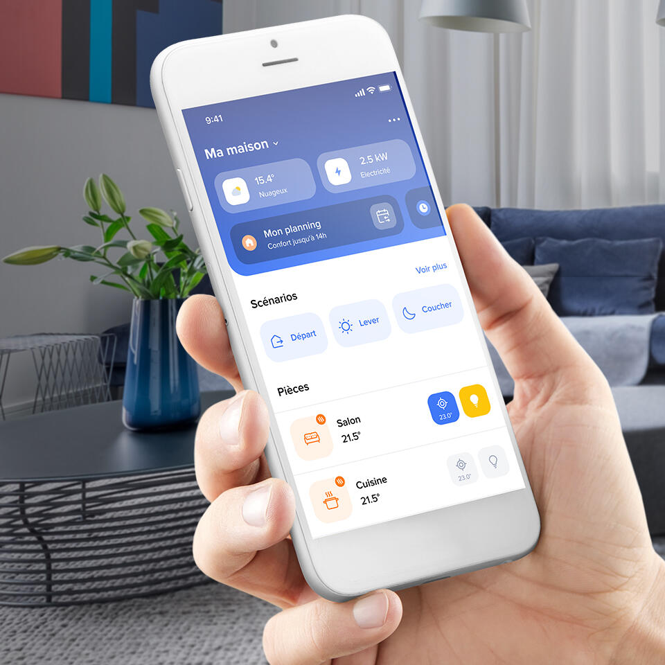 J’utilise l’appli Home + Control
