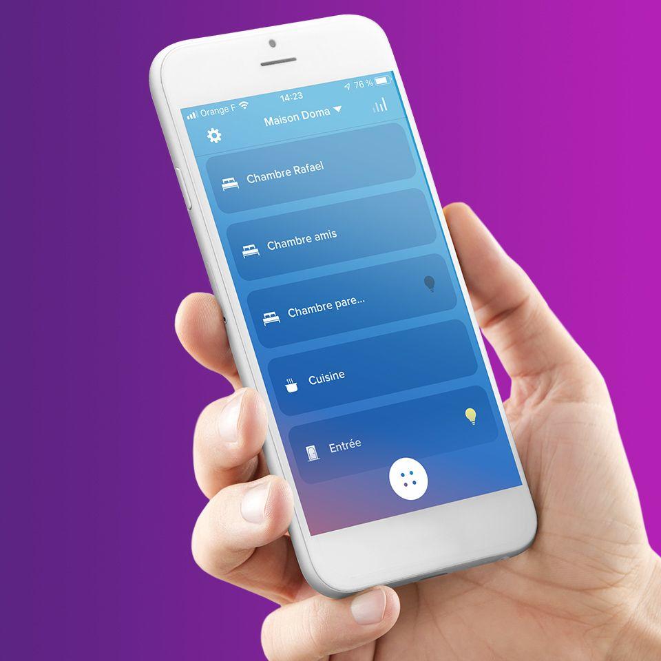 L'app Home + Control, simple et intuitive