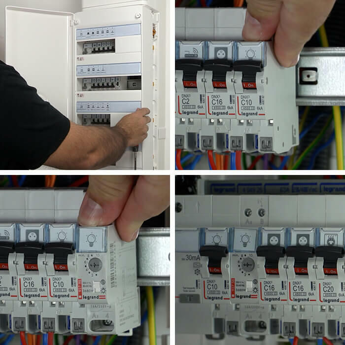 Comment installer une minuterie modulaire dans le tableau