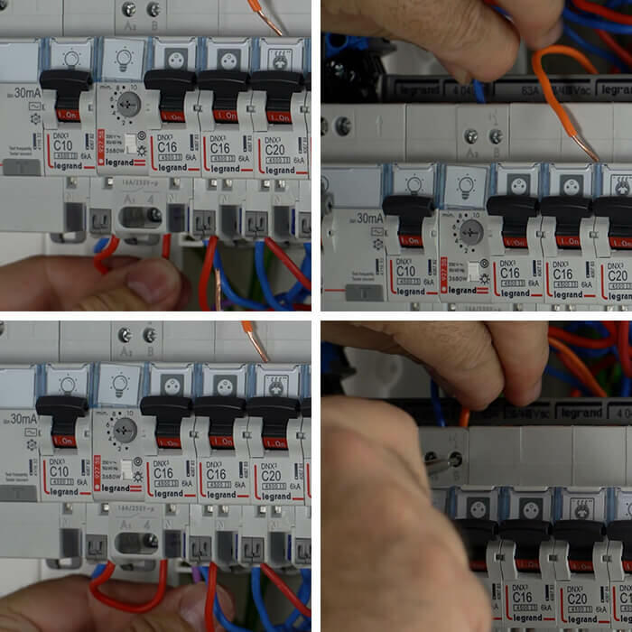 Comment installer une minuterie modulaire dans le tableau