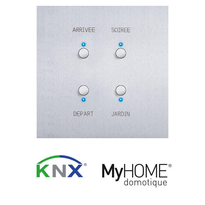 art epure acier brosse knx myhome 700x700