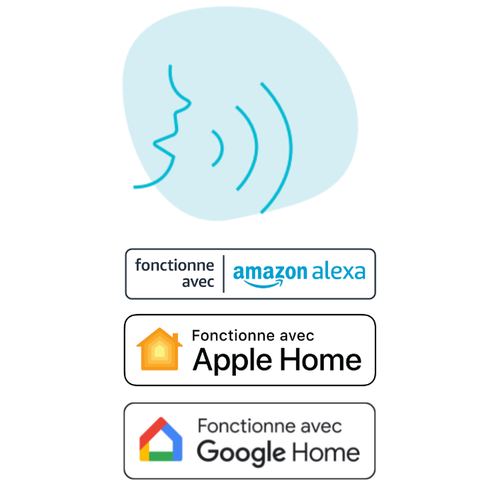 HOSMART® Programmateur connecté - Thermostat pour radiateur électrique Fil  Pilote - Contrôler Votre Chauffage à Distance sur App : : Bricolage