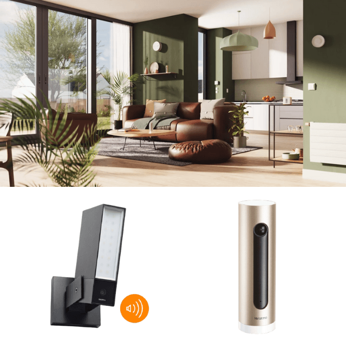 Netatmo outdoor Pack 2 Caméras Extérieures, Déte…