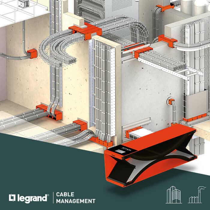 Legrand Cable Management 340056 Chemin de câble en tôle perforée