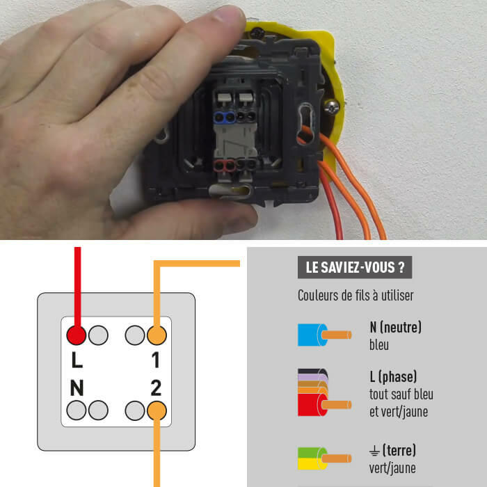 Ajouter un interrupteur sans fil sur un va et vient - EcoDring