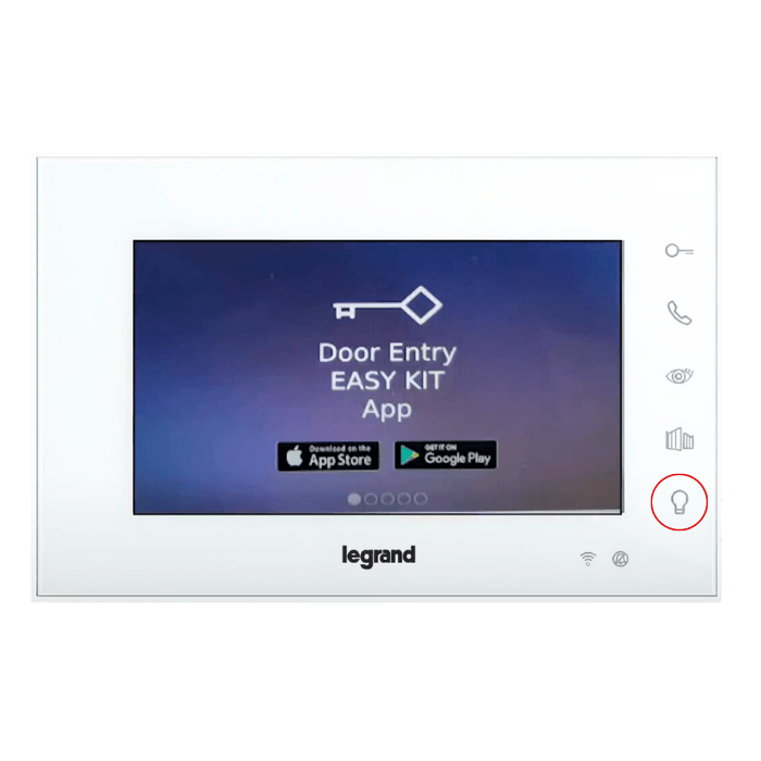 Visiophone connecté EASYKIT Legrand, blanc