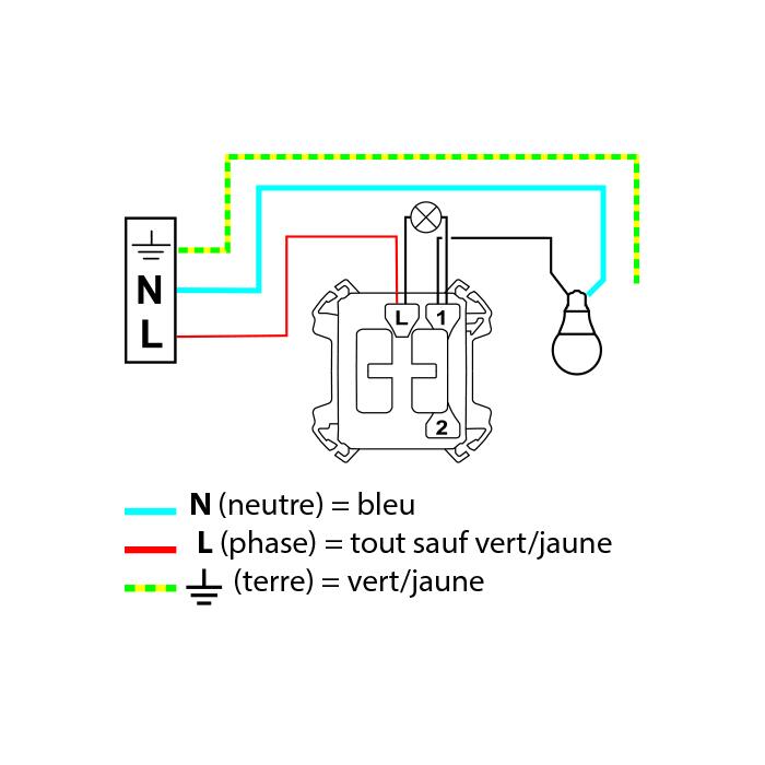 Comment câbler un voyant témoin ou lumineux pour un va-et-vient ou