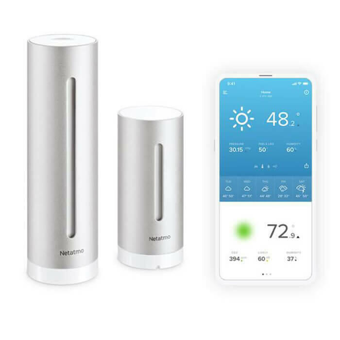 legrand station meteo intelligente netatmo smartphone 700x700