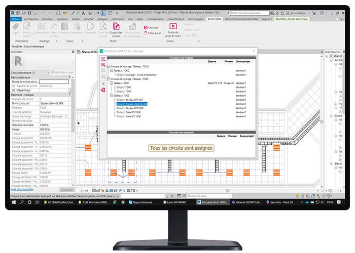 mockup ecran xlpro3 bim calcul temps reel 700x500