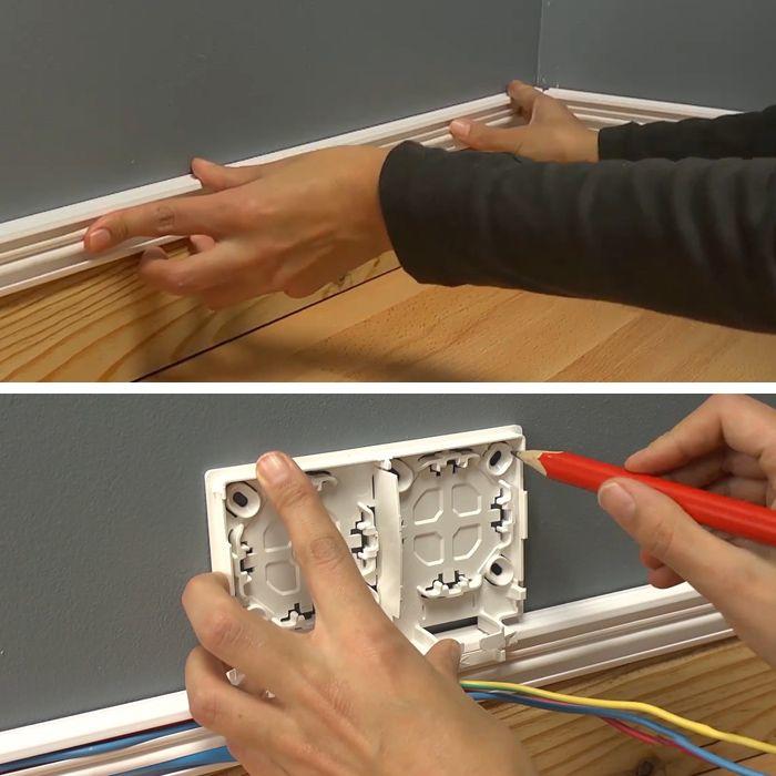 Moulure, goulotte ou plinthe électrique : quelles différences ? -  particulier