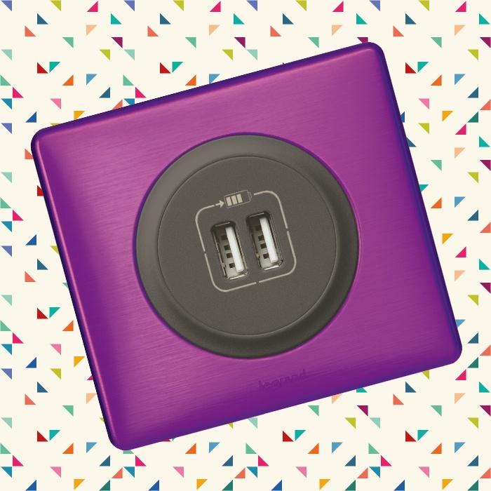 prises double usb celiane violet 700x700