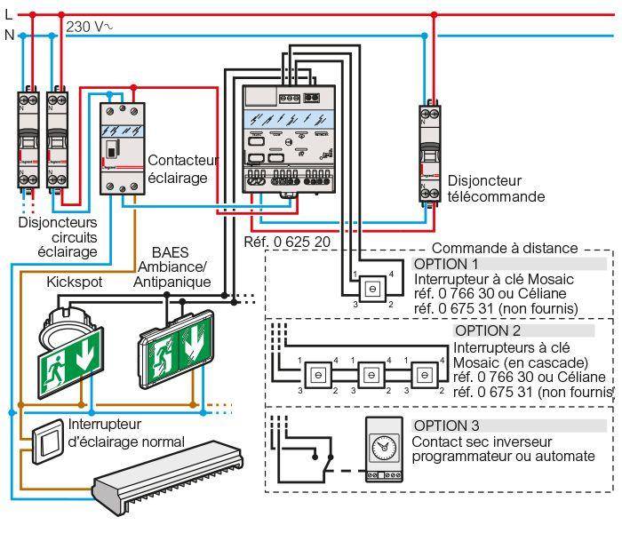 schema cablage coupure repos baes 700x600