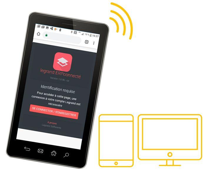 smartphone webapp legrand erp connecte accueil 700x600