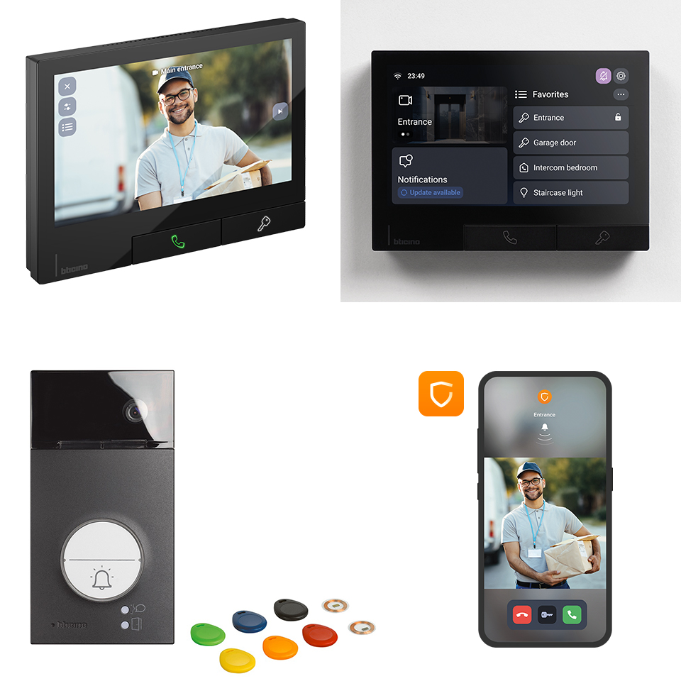 Visiophone Legrand Classe 300EOS associé à son application mobile